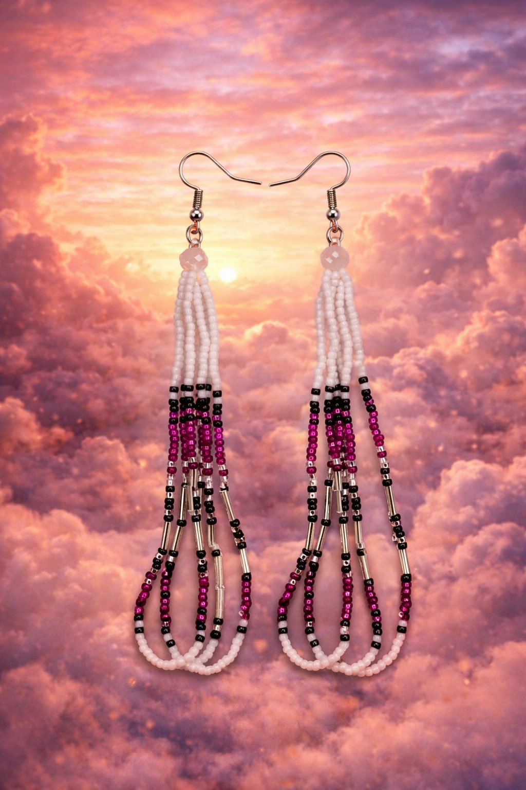 Sky Glow Cascade Earrings