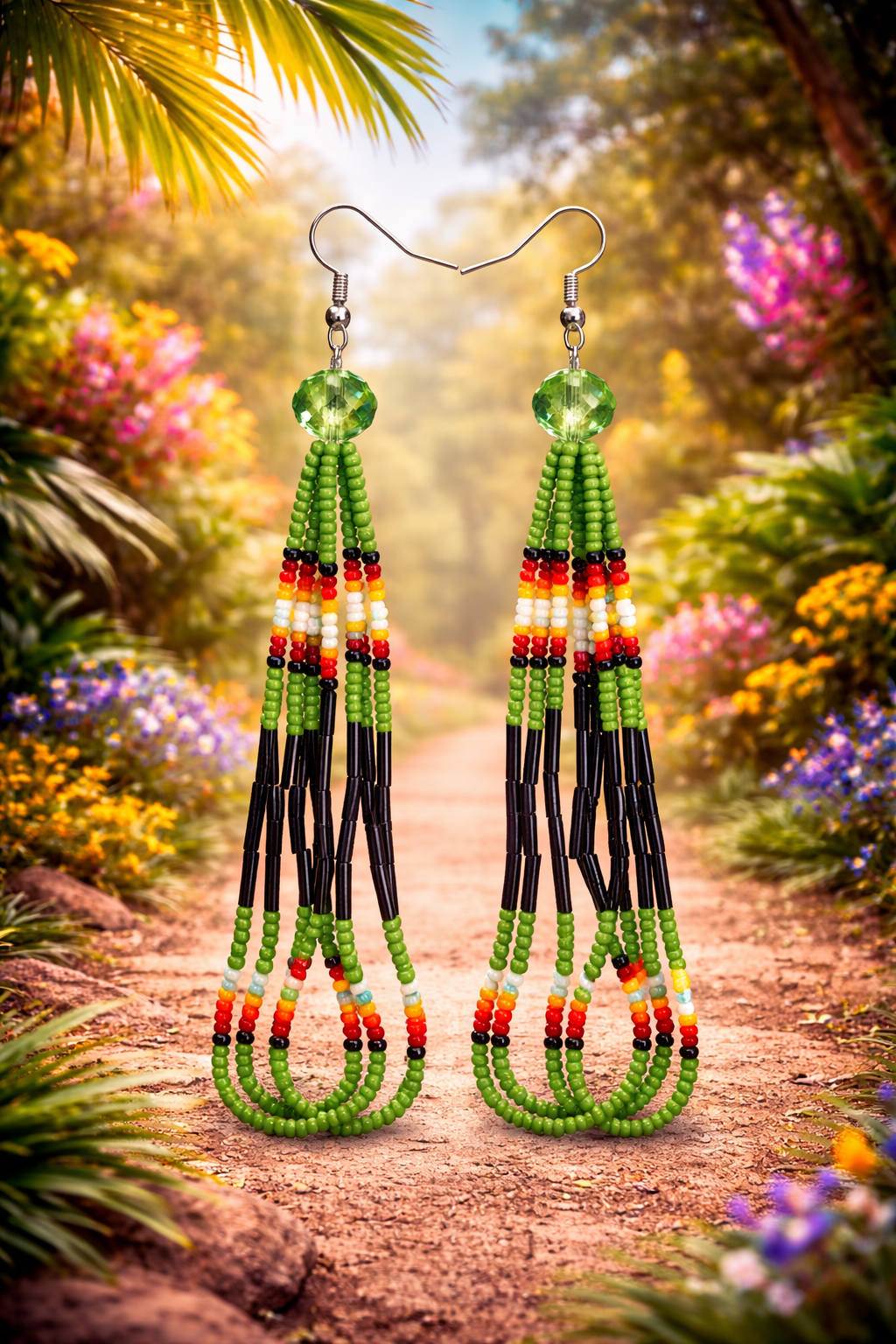 Sacred Garden Cascade Earrings
